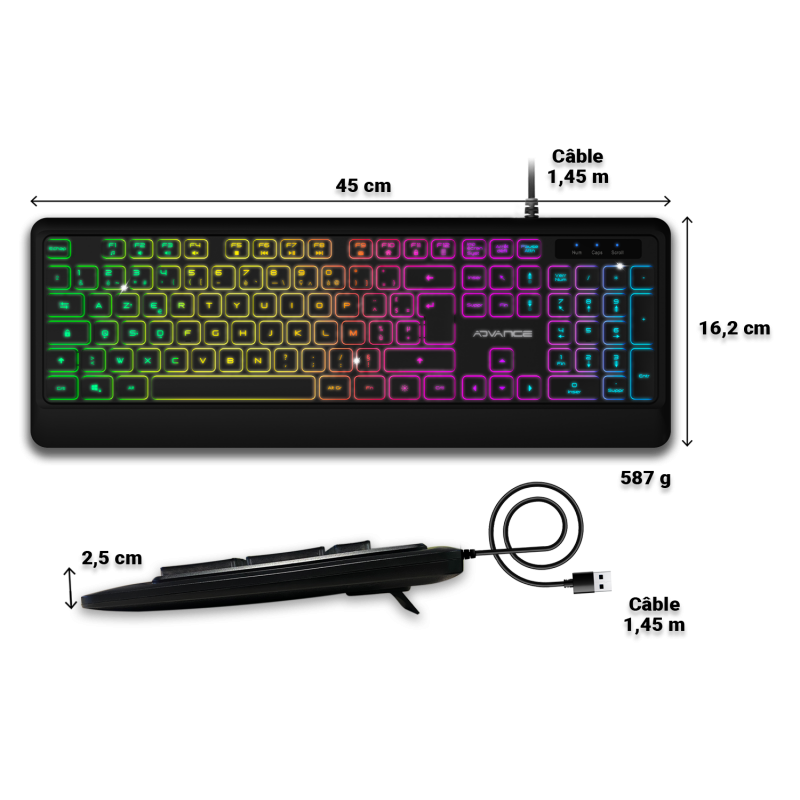 Advance - Clavier GTA 220