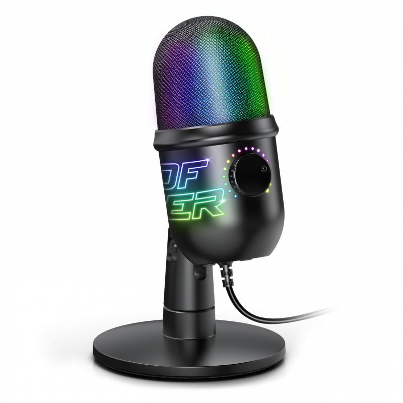 Spirit Of Gamer - Microphone cardioid RGB - EKO 400