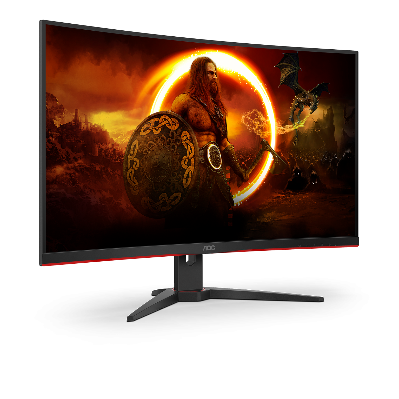 AOC - CQ32G2SE - Ecran gamer 32" incurvé