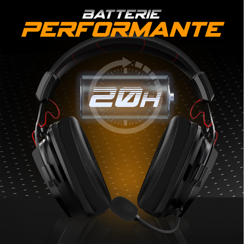 Spirit Of Gamer - Casque sans fil bluetooth/2.4Ghz - Xpert H1500