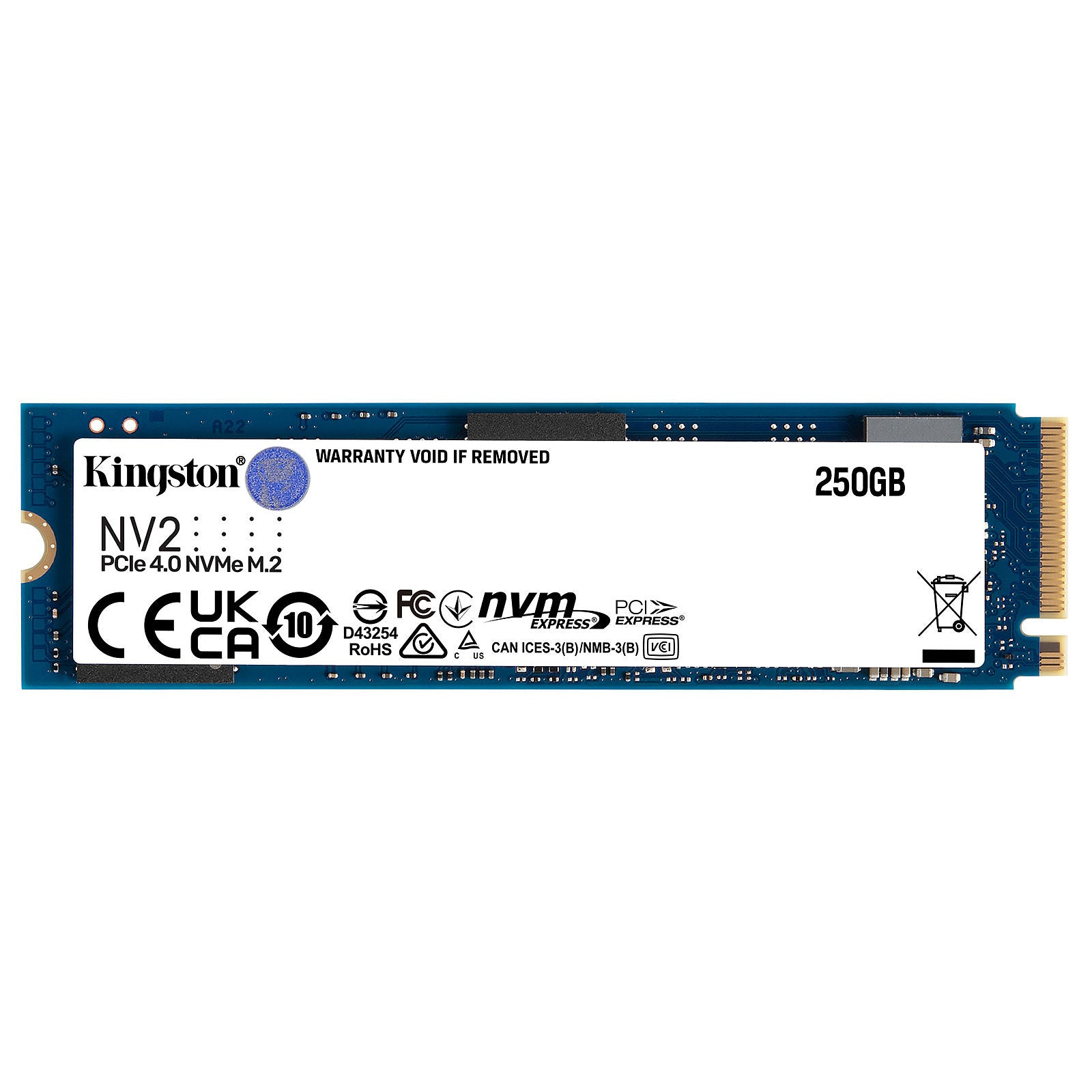 Kingston - M.2 NVMe - NV2 (250Go / 1To / 2To)
