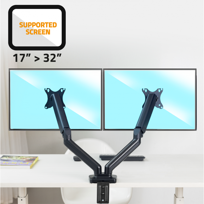 Advance - Support double écrans mécanique