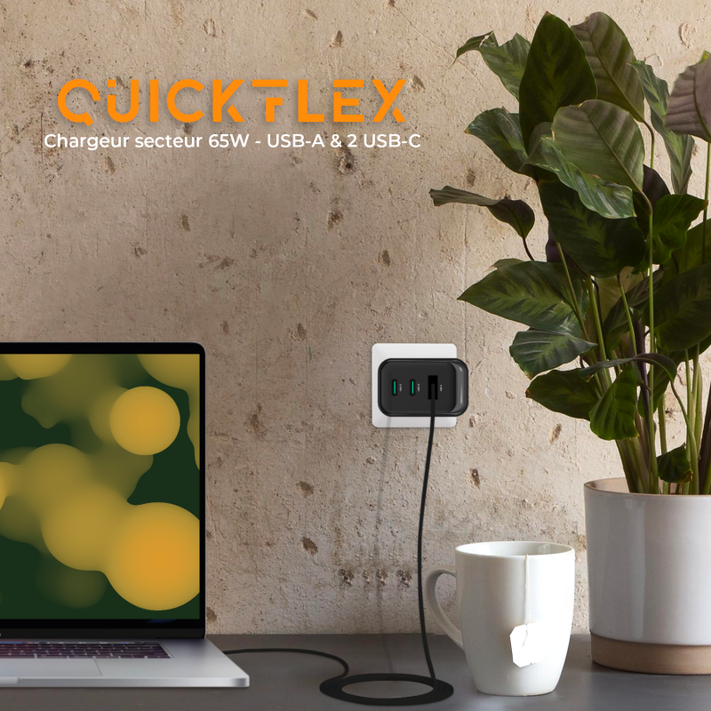 Advance - Chargeur QuickFlex 65W