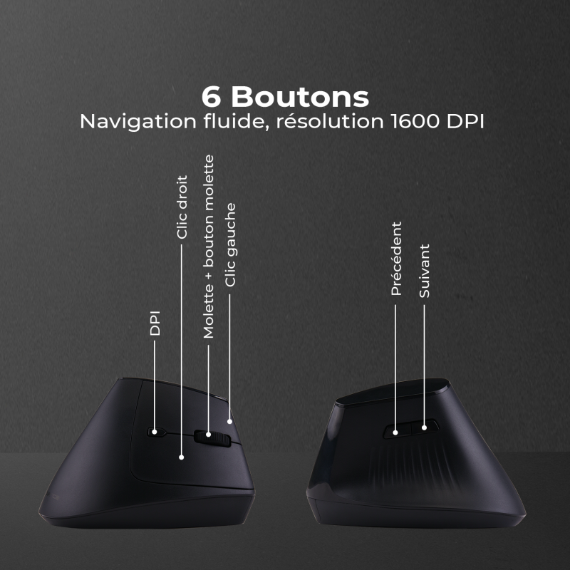 Advance - Smartergo Wireless - Pack clavier et souris ergonomiques sans fil