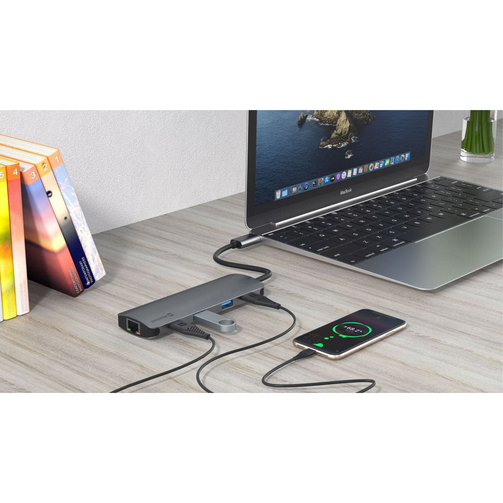 Swissten - Hub USB-C 8 en 1