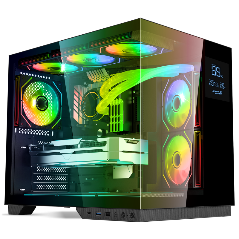 Spirit Of Gamer - Viper CRX Dark - Boitier ATX RGB