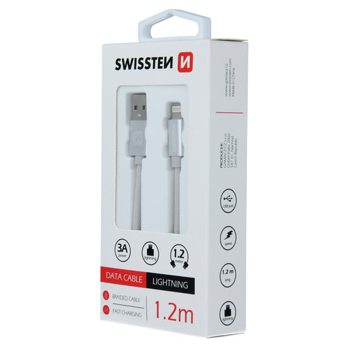 Swissten - Câble tressé USB vers lightning - 1.20m