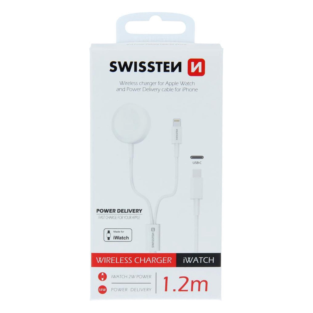 Swissten - Chargeur sans fil pour Apple Watch + PD iPhone