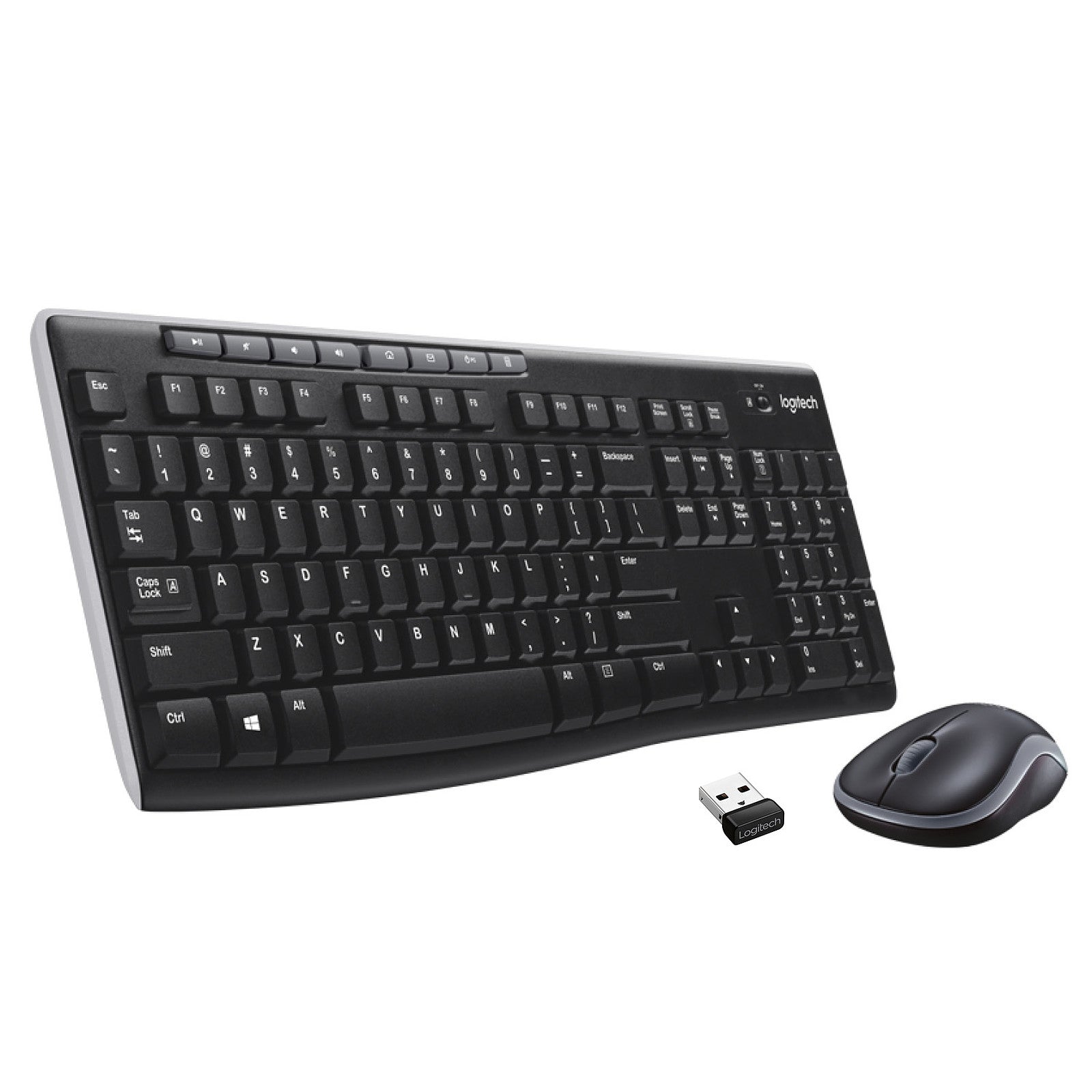 Logitech - Pack clavier / souris sans fil - MK270