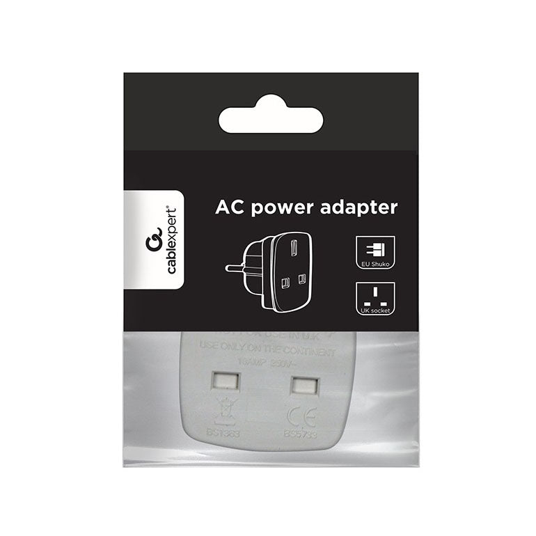 Cablexpert - Adaptateur électrique UK - EU