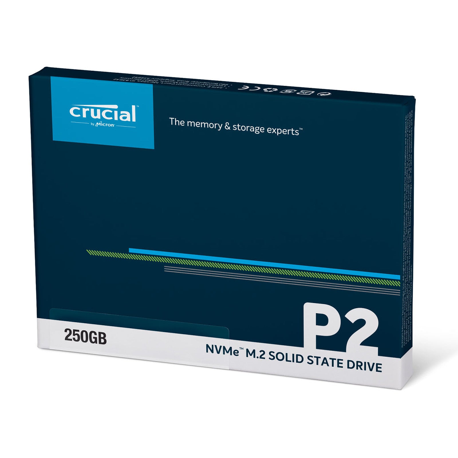 Crucial - P2 M.2 PCIe NVMe - 250 Go