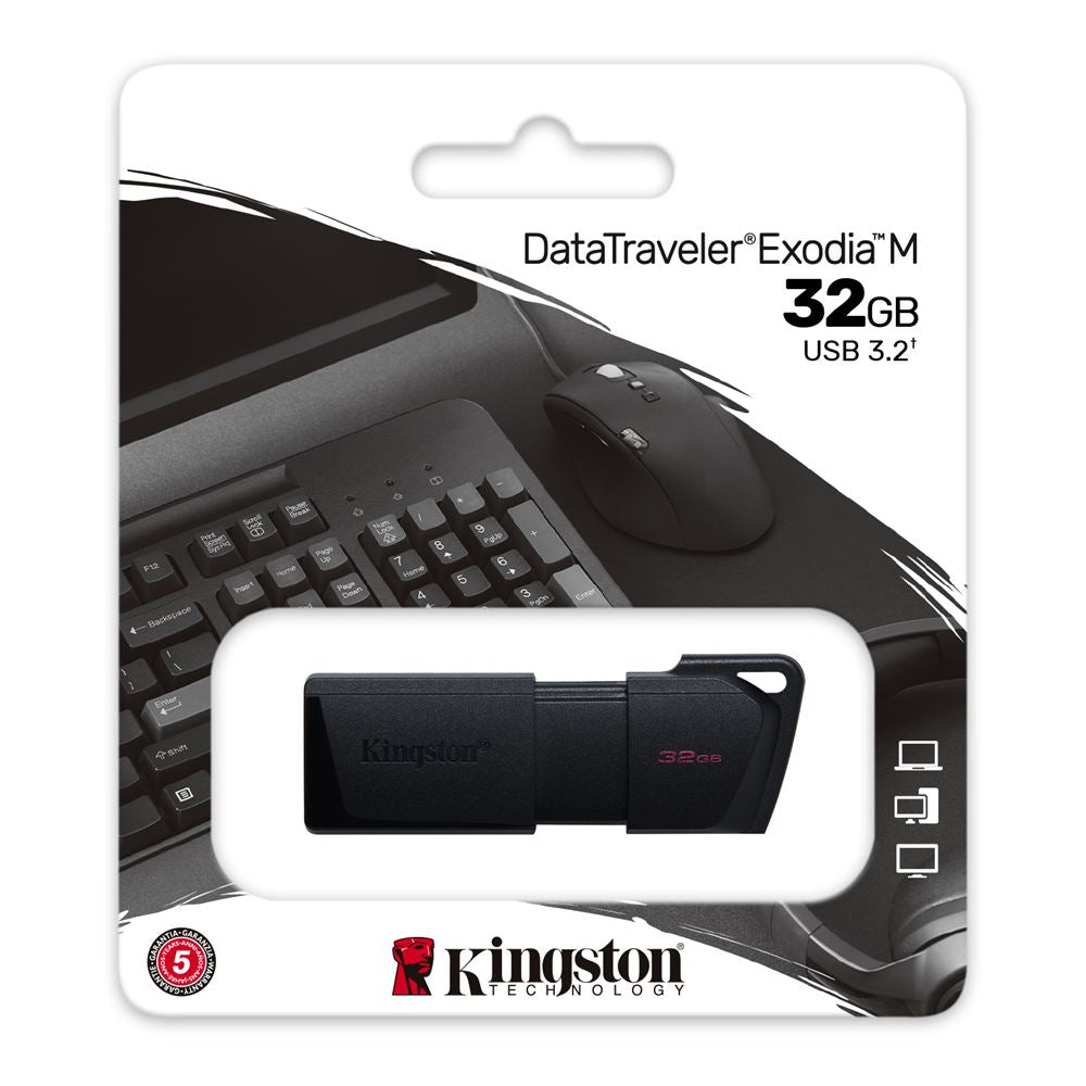 Kingston - Clé USB 3.2 - DataTraveler Exodia M (32 Go)