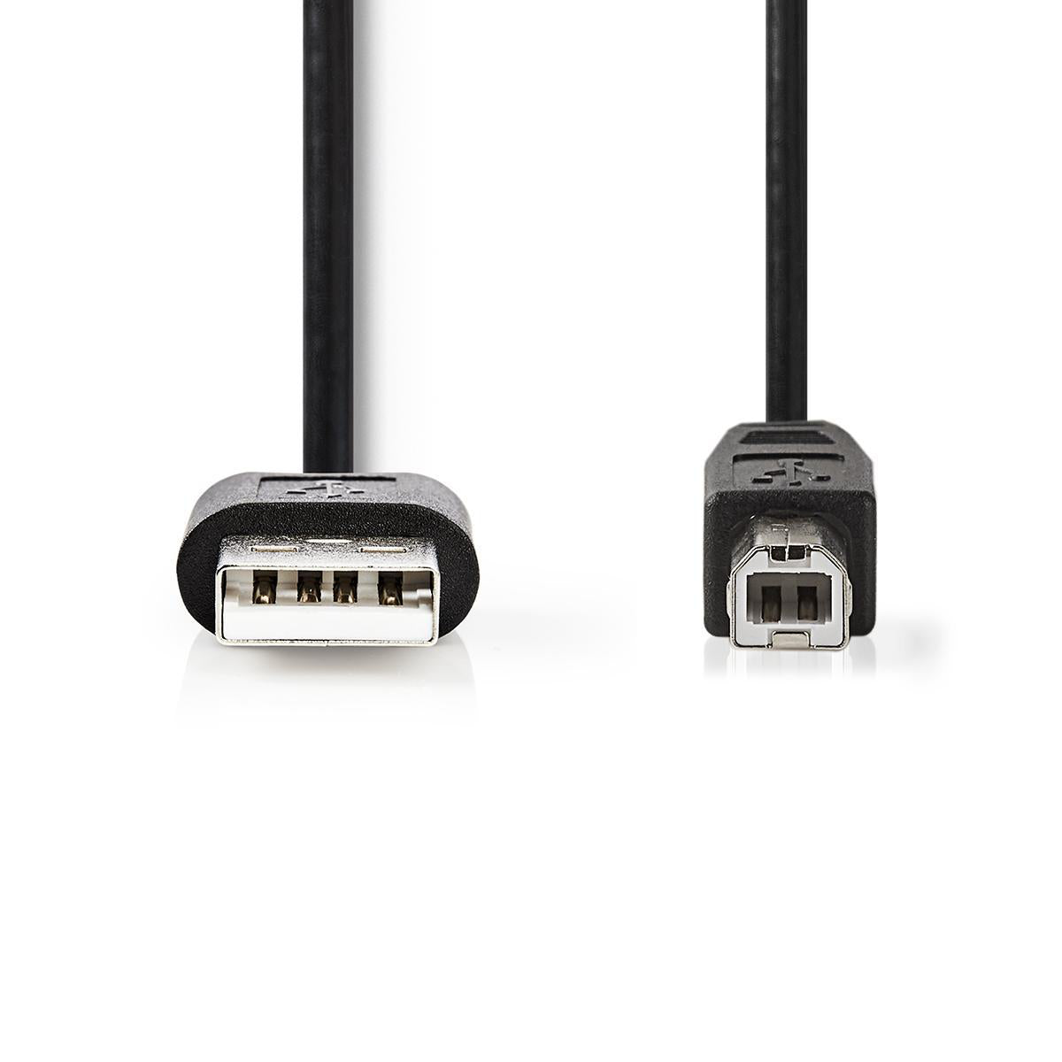 Nedis - Câble Imprimante USB-A male vers USB-B male (2m/3m)