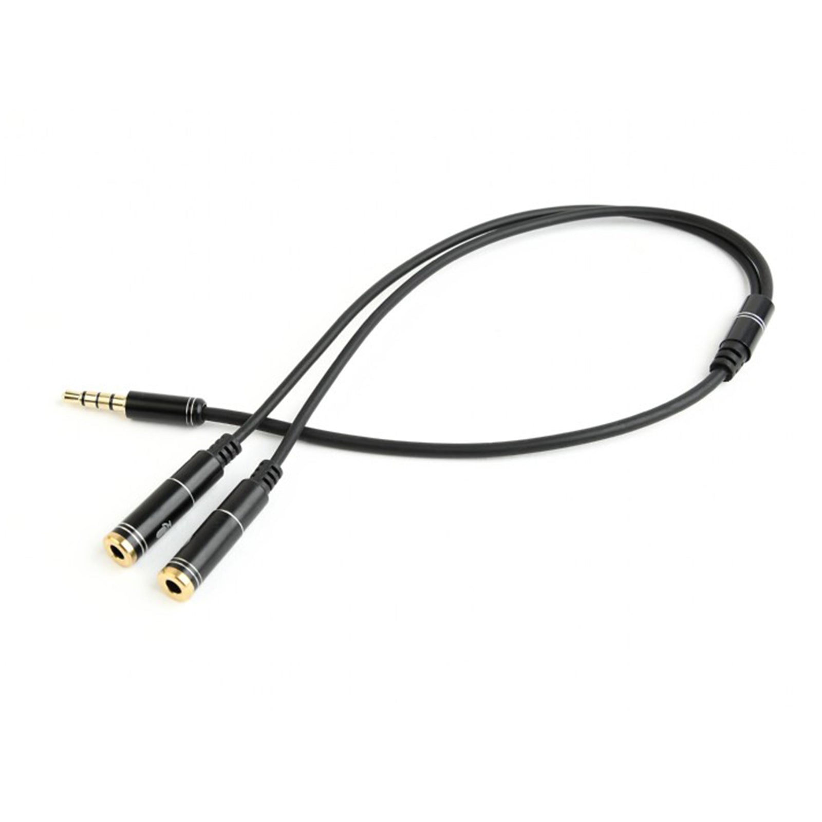 Cablexpert - Cable adaptateur audio & micro format 3.5 mm, 0.2 mm (0,2m) Réf : CCA-417M