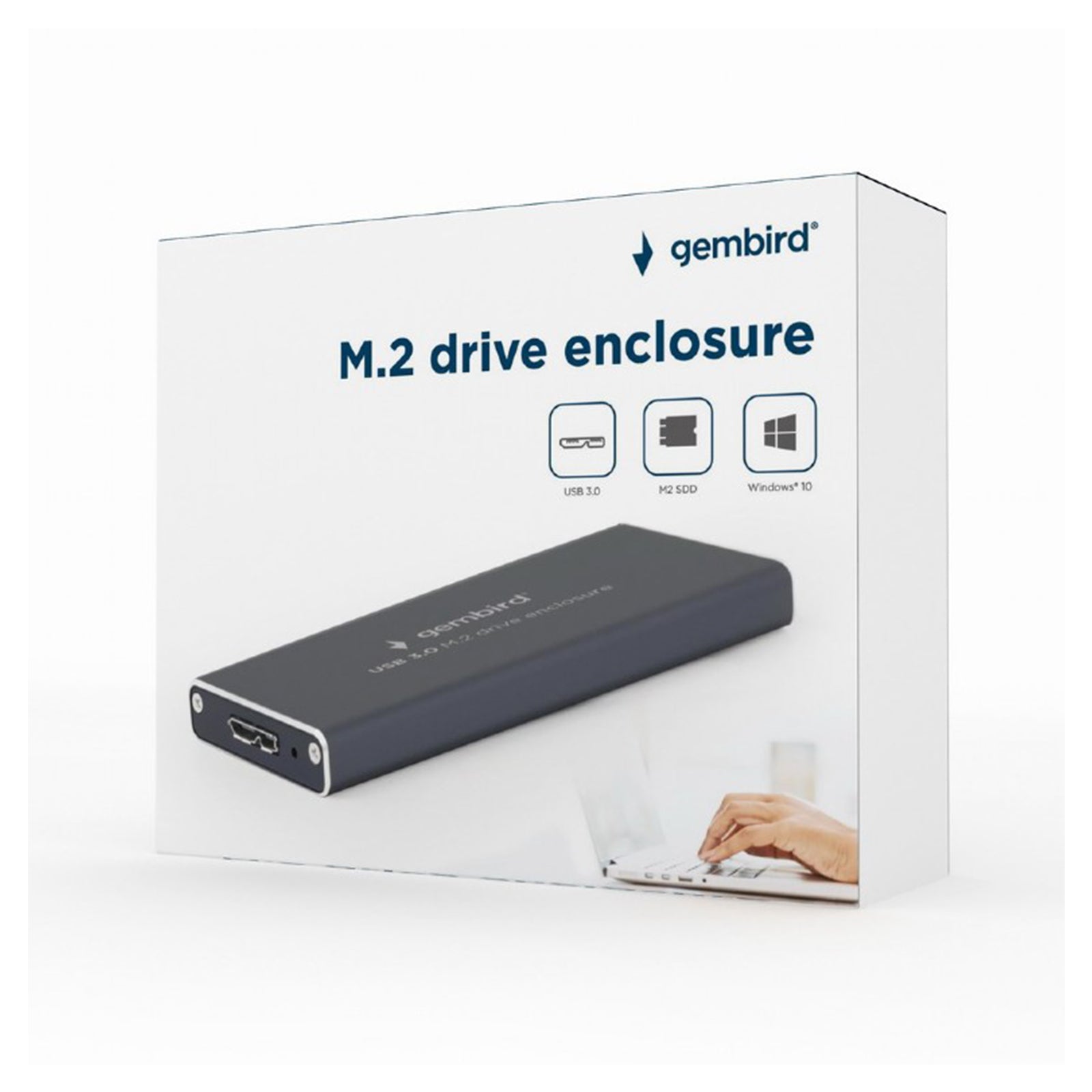 Gembird - Chassis de disque M.2 USB3.0 - Réf : EE2280-U3C-01