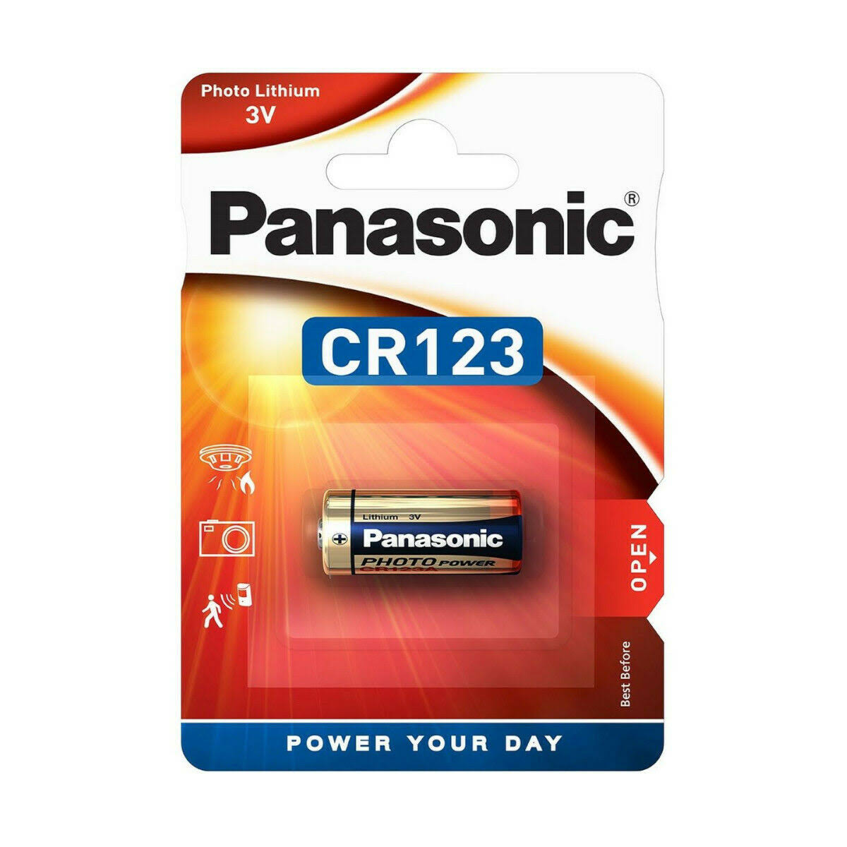 Panasonic - Pile CR123