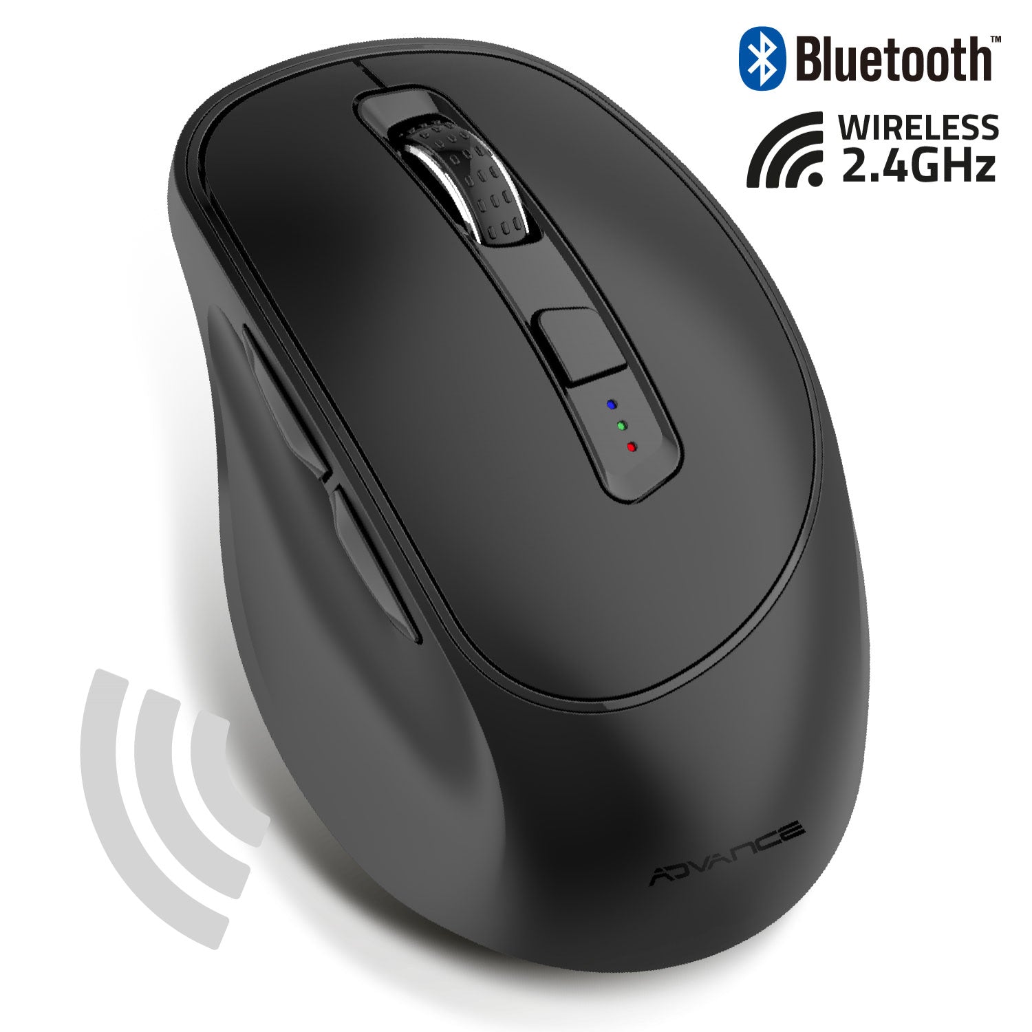 Advance - Souris sans fil Bluetooth/2.4Ghz - 4800DPI - Rechargeable 